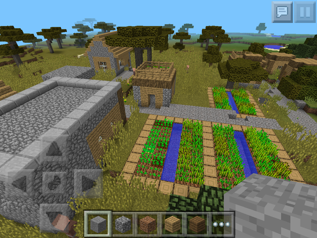 1402488816 Two Huge Villages Minecraft PE Seeds
