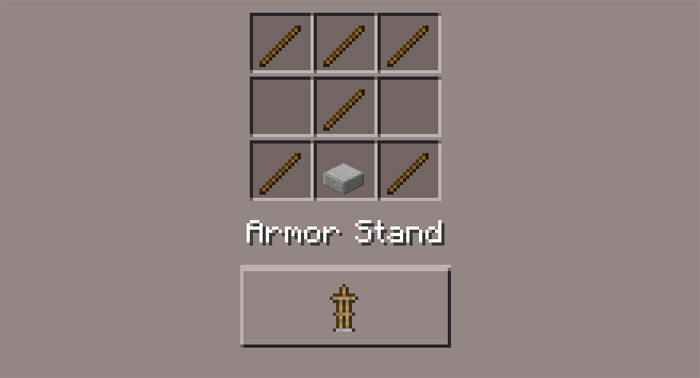 Armor Stand Minecraft PE