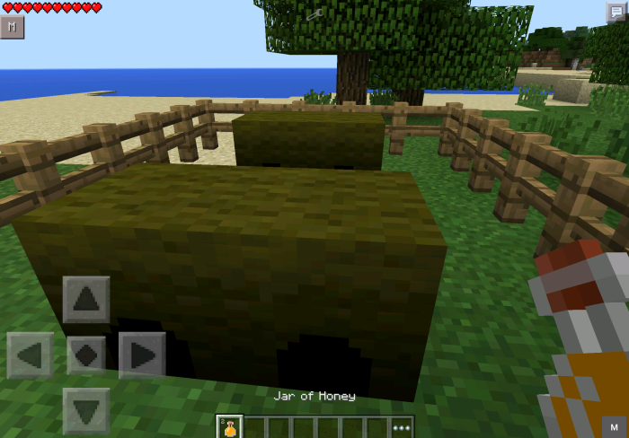 How to harvest honey in minecraft pe