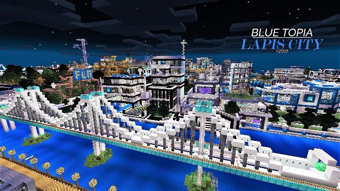  Blue Topia  Minecraft PE