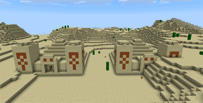738789875 Two Desert Temples Minecraft Pe Seeds 6146