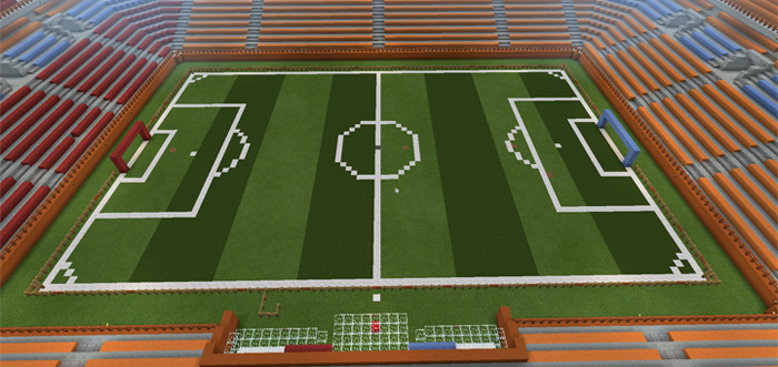 soccer field dimensions minecraft