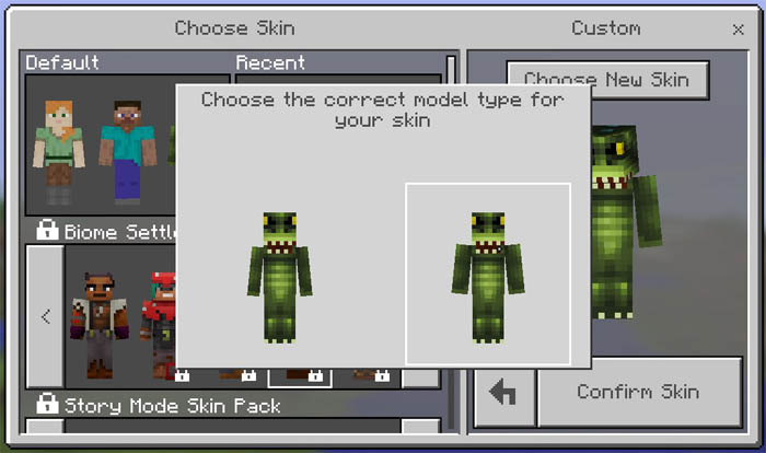 How to Find and Upload a Custom Skin in Minecraft Windows 10