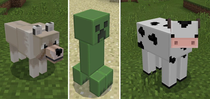 Blocky Mobs Texture Pack Minecraft Pe Texture Packs