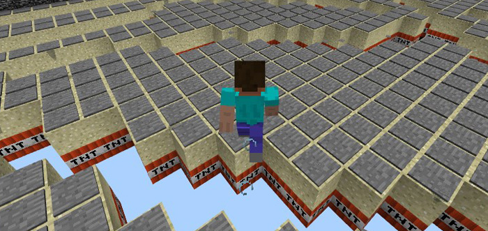 TNT Run World [Minigame]  Minecraft PE Maps