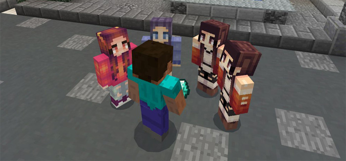 Girlfriends Addon Minecraft Pe Mods And Addons