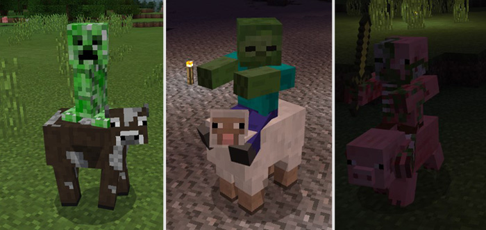 minecraft creeper jockey