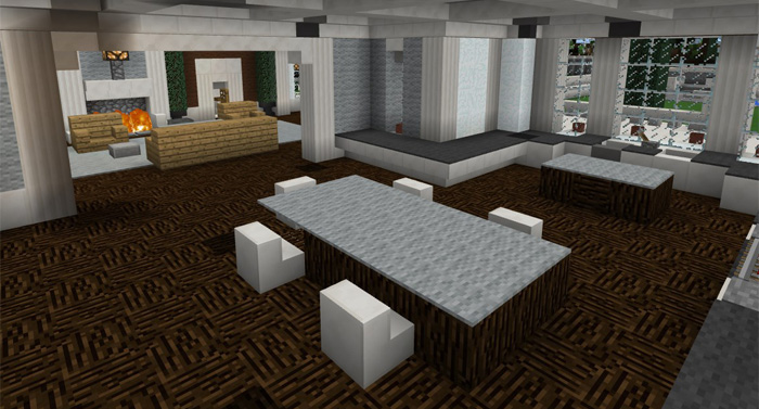 inside mansions in minecraft