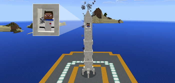 Mine Rocket Add On Minecraft Pe Mods Addons