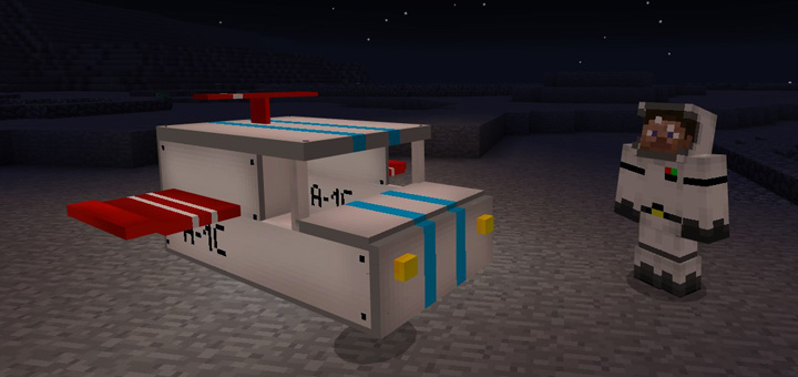 Spaceship Addon | Minecraft PE Mods & Addons Spaceship Addon | Minecraft PE Mods & Addons