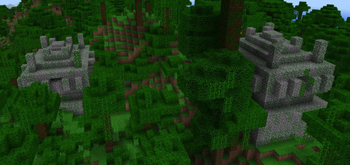 Two Jungle Temples At Spawn Minecraft Pe Seeds