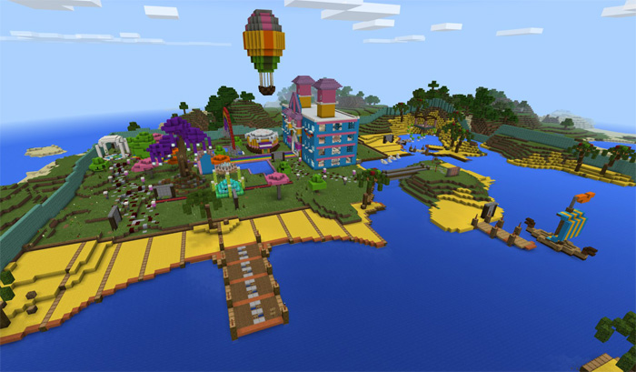 World of Color [Creation] [Minigame] | Minecraft PE Maps