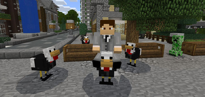  Chicken Bodyguard  Minecraft PE