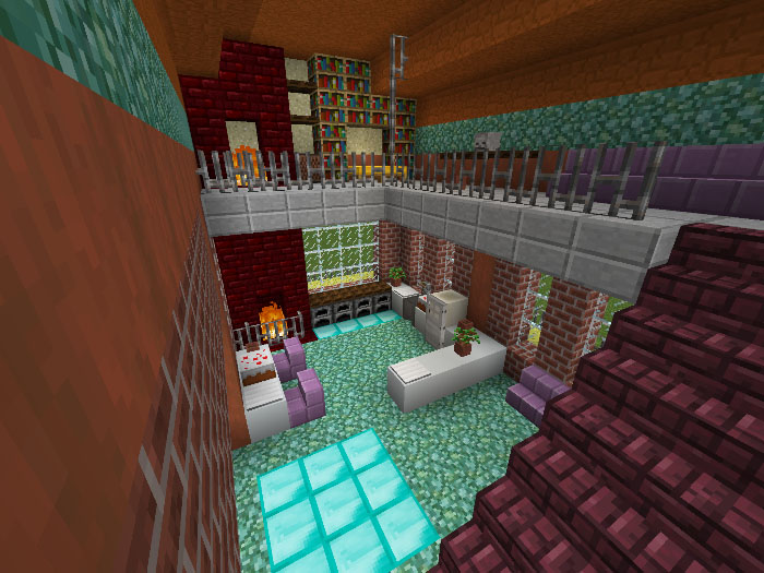 Customizable Command Block House [Redstone] Minecraft PE Maps