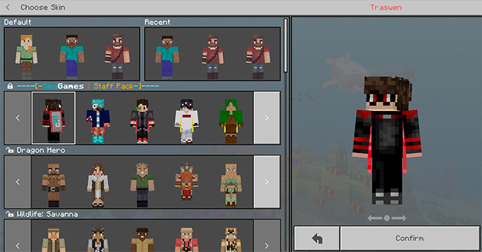 Sg Staff Skin Pack Minecraft Skin Packs