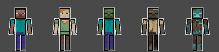 Basic Papercraft Adventure Skin Pack Minecraft Skin Packs