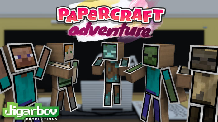 Basic Papercraft Adventure Skin Pack Minecraft Skin Packs