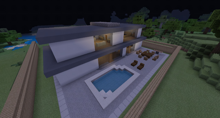 Woodlux Modern House Creation Beta Only Minecraft Pe Maps
