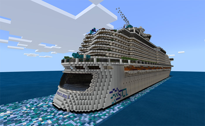 minecraft cruise ship sinking