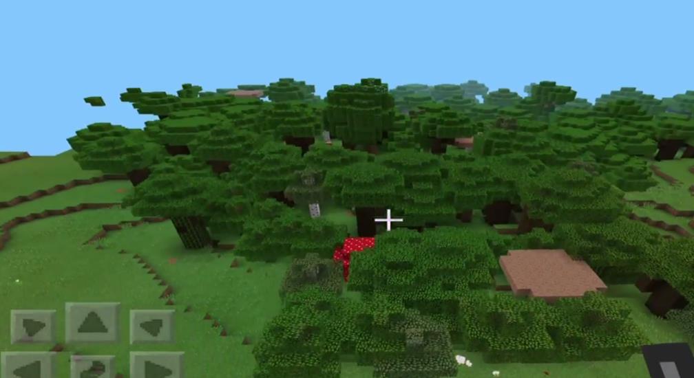 Meincraft A Roofed Forest Village Minecraft Pe Seeds