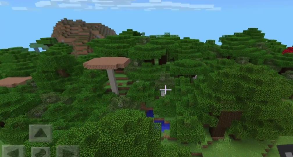 Meincraft A Roofed Forest Village Minecraft Pe Seeds