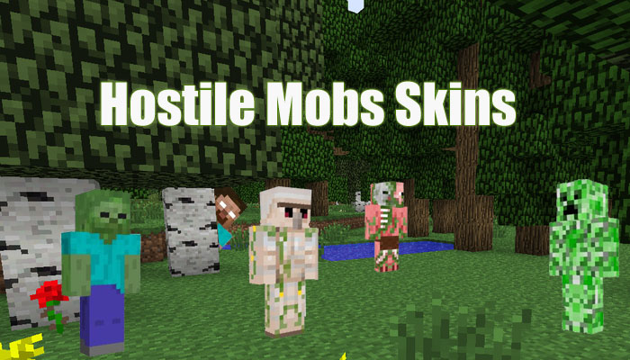 Hostile Humanoid Mobs Skins Archive