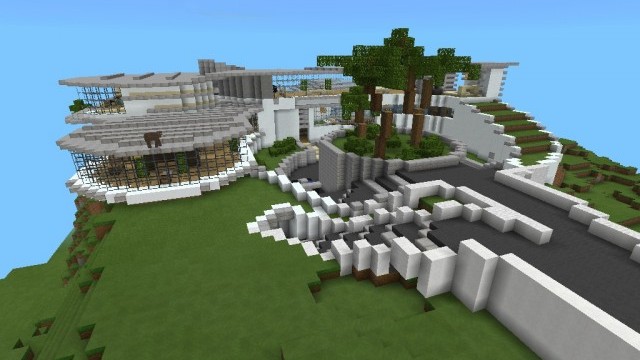 tony stark mansion minecraft pe download