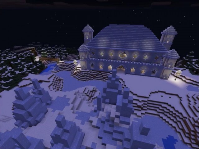 Minecraft Ice Castle