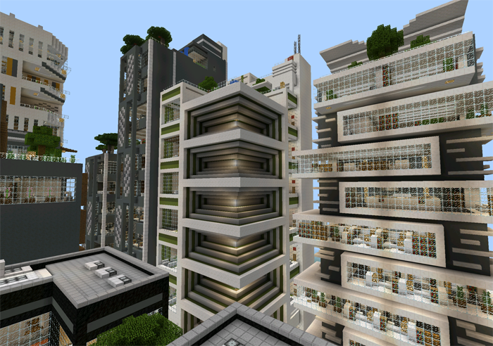 modern city maps minecraft