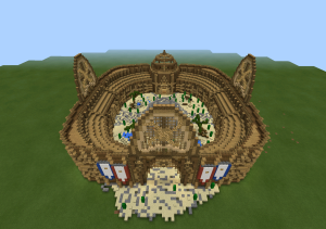 Roman Gladiators Arena [Creation] [PvP] | Minecraft PE Maps