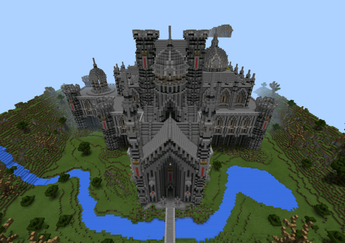 minecraft dark castle map