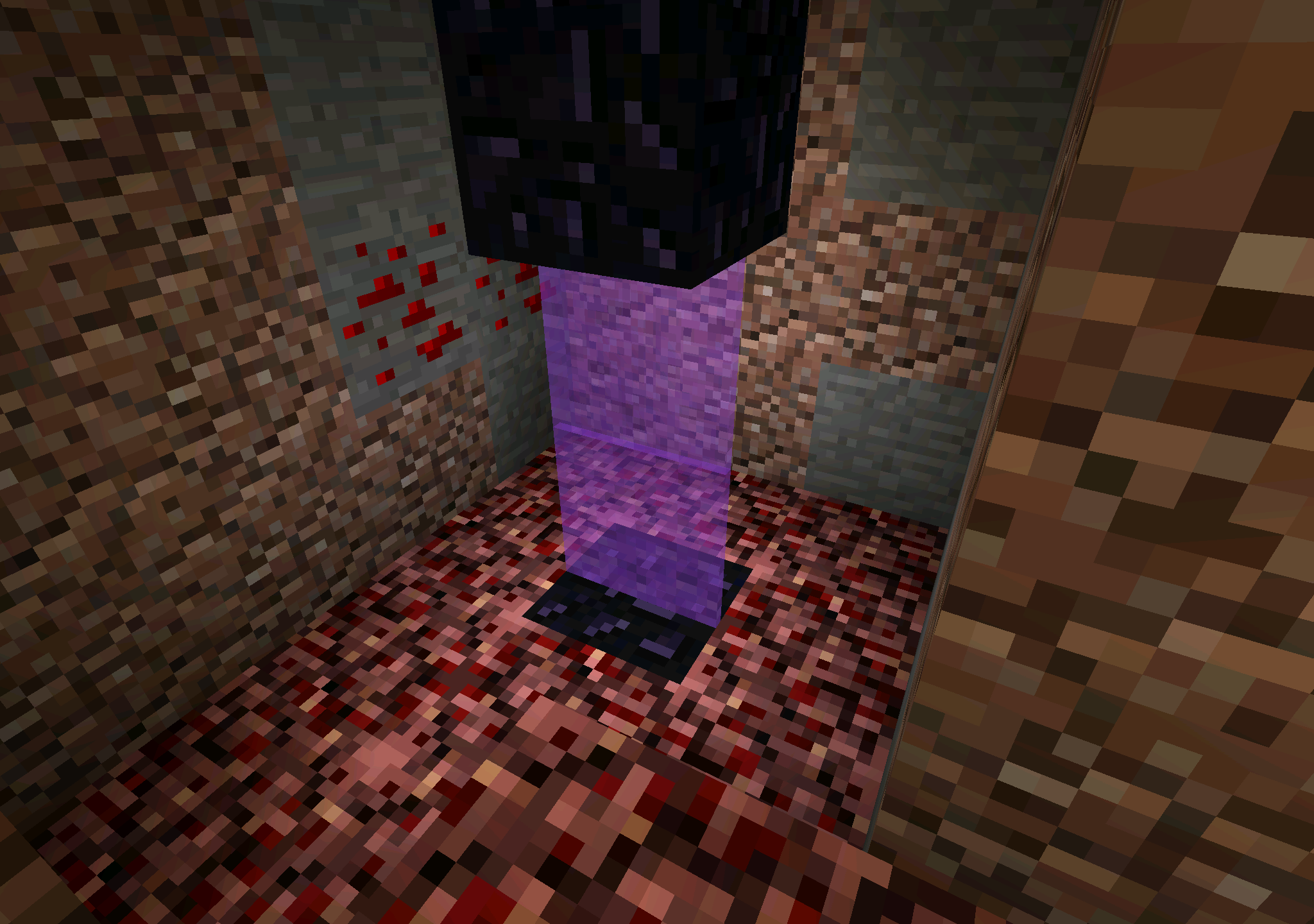 Going to the nether with a rusty