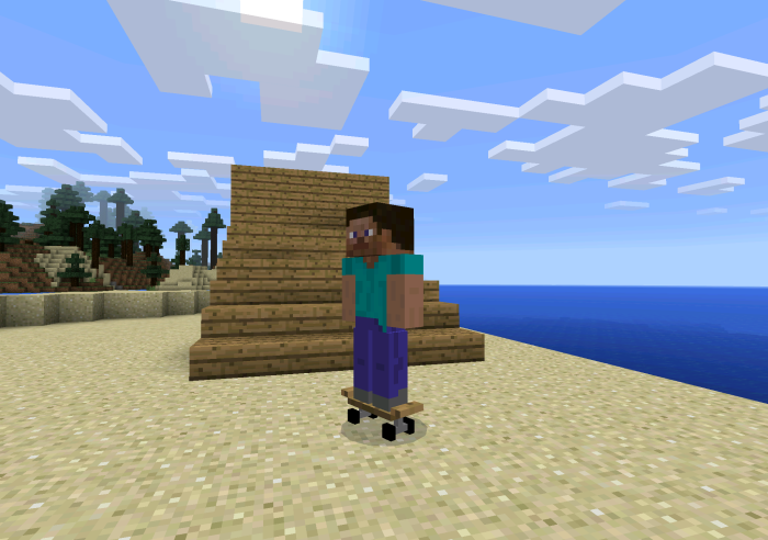 Skateboard Mod Minecraft Pe Mods Addons