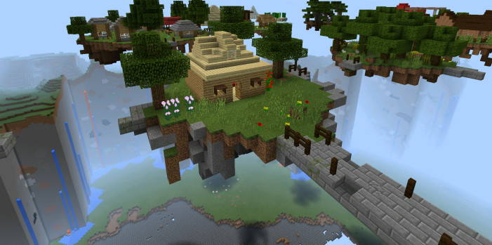Minecraft pe survival map download 1 14