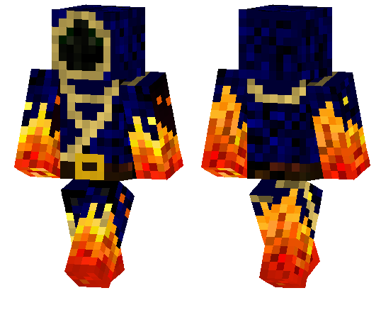 Fire Mage Minecraft Pe Skins