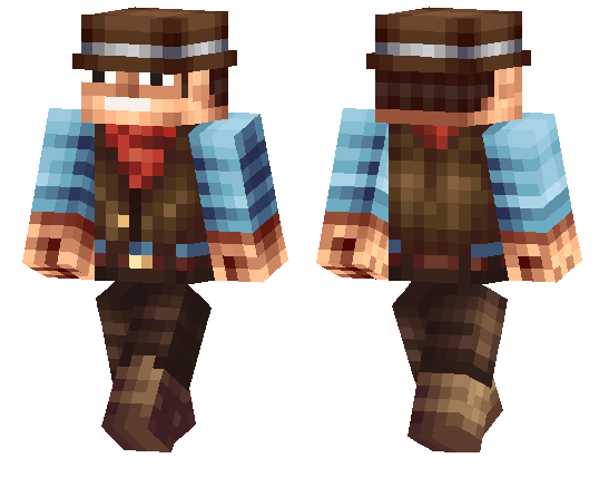 Mcpe skins. Скин ковбоя. Скин ковбоя майнкрафт. Скин лесоруба. Скин в шляпе.