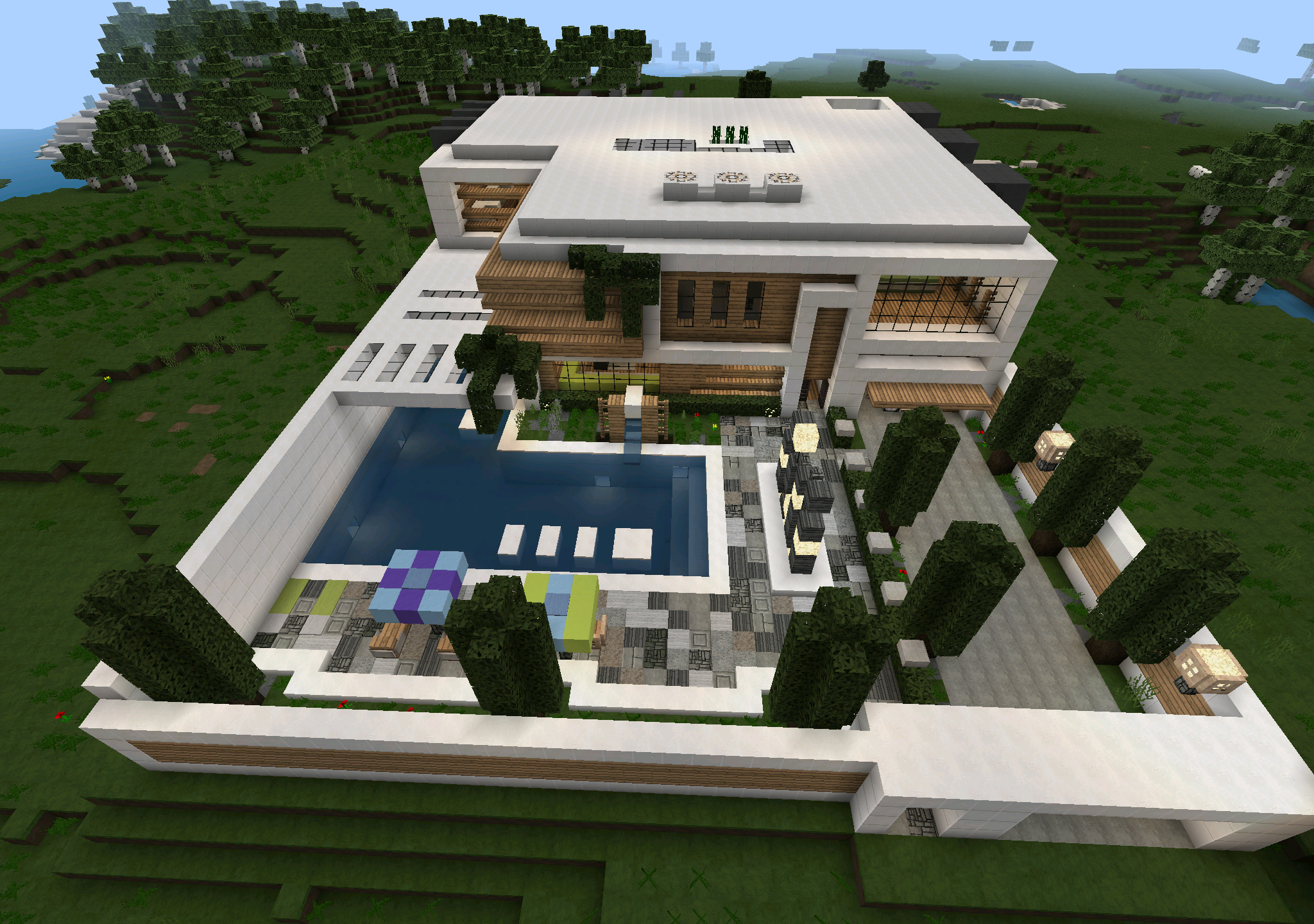 Casa Moderna [Creation] | Minecraft PE Maps