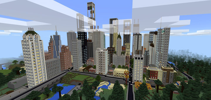 Dyltroit City Creation Minecraft Pe Maps