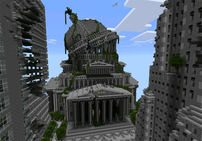 minecraft abandoned city map