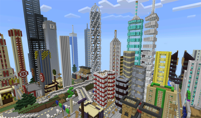 Gigantic City [Creation] | Minecraft PE Maps