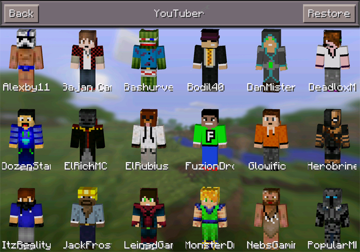 skin packs for minecraft education edition
