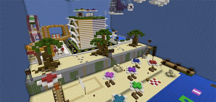 Murder Mystery Beach Resort Minigame Minecraft Pe Maps