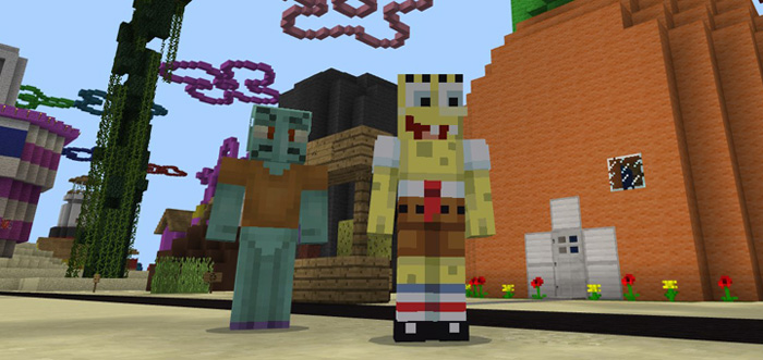 Bikini Bottom Spongebob Creation Minecraft Pe Maps