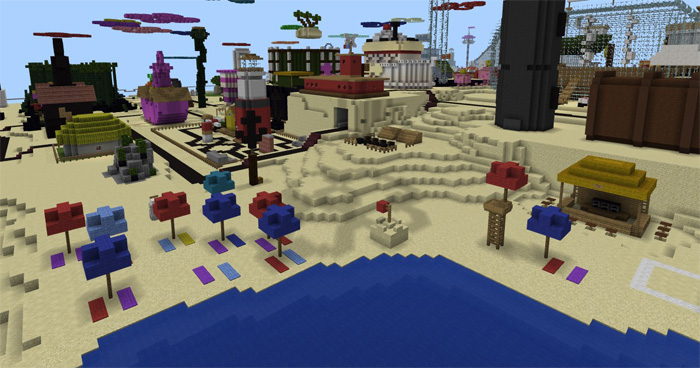 Bikini Bottom Spongebob Creation Minecraft Pe Maps