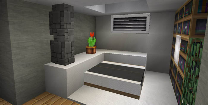 Modern Mountain Home Creation Minecraft Pe Maps