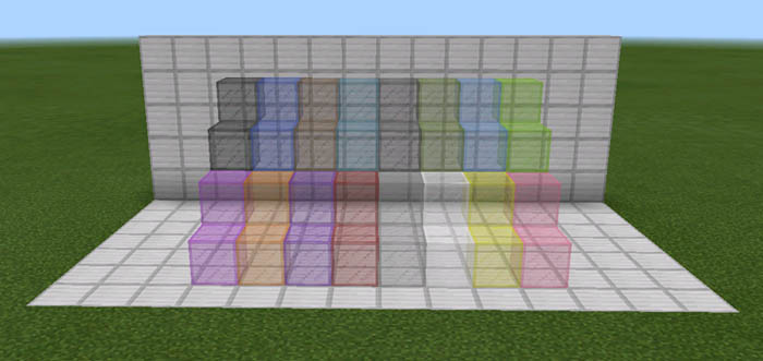 Colored Glass Minecraft : In the newest snapshot, how can i fill an ...