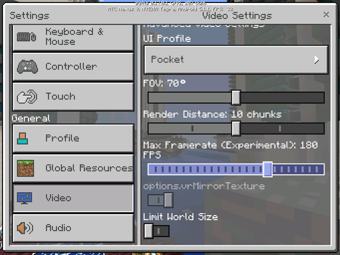 Max Framerate Addon Minecraft Pe Mods Addons