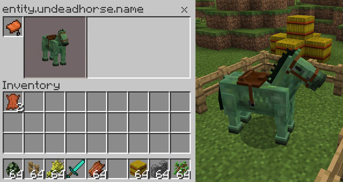 lego minecraft zombie horse