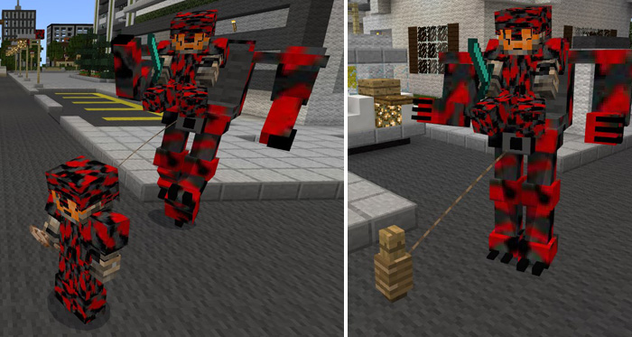 Mech Suit Addon Minecraft PE Mods & Addons