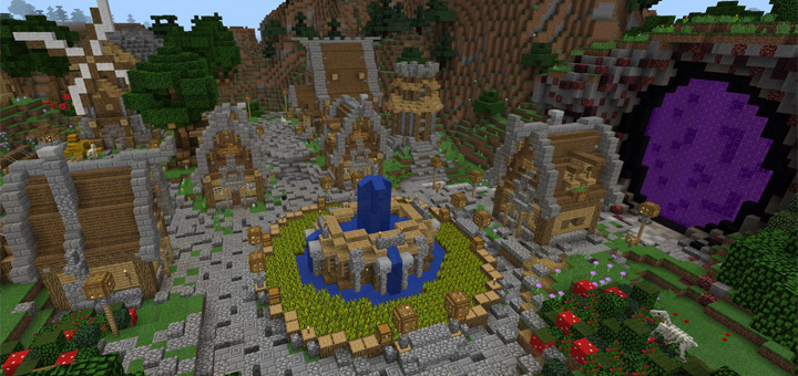 Medieval City Creation Minecraft Pe Maps 3241